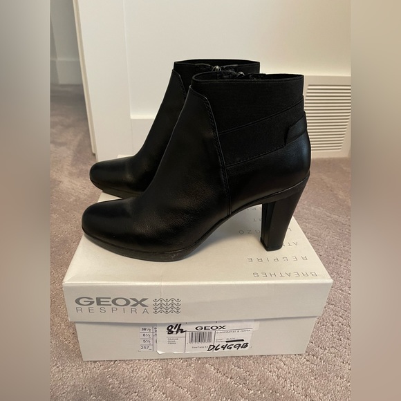 New Geox B inspiration D Nappa ankle boot in black - Picture 2 of 7